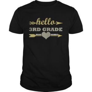 Hello 3rd Grade Teacher Kids Back to School Gift Third T Shirt.jpg